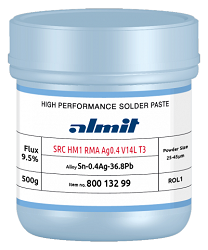 Pâte à braser Almit SRC sans plomb flux ROL1