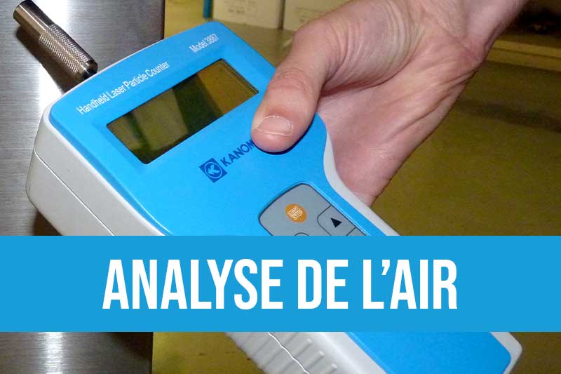 Analyse et échantillonnage de la pollution de l'air générée par les applications de brasage, laser et spéciales