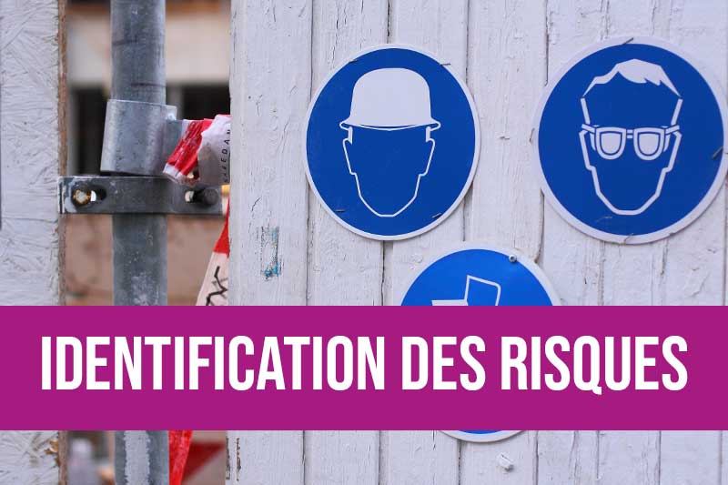 Produits d'identification des risques : pictogrammes de sécurité, marquage au sol, étiquettes CLP, balisage, suivi d'état d'équipements et autres