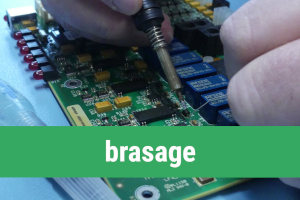 Solutions Cepelec pour le brasage : fers à souder et stations de brasage Weller, robots de brasage Elmotec, fils et alliages Almit, aspirateur de fumées Purex, formations qualifiantes IPC, qualification des alliages de brasure