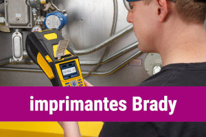 imprimantes étiqueteuses Brady d'identification et de traçabilité industrielle, électronique, électrique, tuyauteries, laboratoires et sécurité