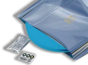 MSL / Iteco : sachet étanche drypack dry bag - HIC indicateur d'humidité - sachet dessicant au gel de silice - gestion de l'humidité des composants électroniques