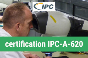 formation avec certification IPC CIS - spécialiste IPC/WHMA-A-620 contrôle des cables et faisceaux de fils dans les fabrications électroniques