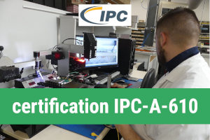 certification IPC-A-610 contrôle cartes électroniques