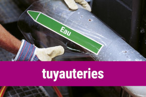 Cepelec distributeur Brady - étiquettes et imprimantes pour marquage et identification de tuyauteries - étiquetage CLP - NF X-08-100