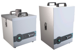 Extracteurs de fumées, particules, COV, poussières et polluant de l'air Purex Fumecube et Purex Fumecube Max - brasage manuel et laser