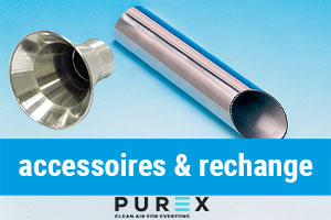Cepelec distributeur revendeur accessoires et pièces de rechange Purex, Domino, Gravotech extracteurs de fumées, gaz nocifs, particules et COV - brasage, laser, solvants