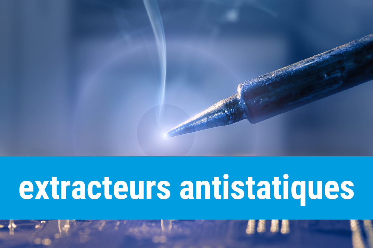 Cepelec distributeur Purex - extracteurs de fumées de brasage antistatiques ESD