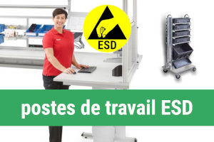 Cepelec distributeur de postes de travail ESD décharges électrostatiques - Treston, Iteco, Waldmann