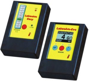 mega-ohmmètre / megohmmètre / mesure de résistance Labeohm Evo et Labeohm Easy de Iteco - matériel et équipements ESD décharges électrostatiques