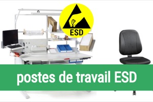 Cepelec et Iteco choisissent Treston pour les postes de travail des zones EPA et les chaises permettant une continuité des masses dans les zones de protection des ESD