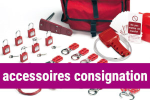 Cepelec distributeur Brady - accessoires de consignation : cadenas, câbles, condamnation de vannes, babybel, LOTO