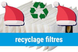 Cepelec recyclage de filtres et préfiltres usagés de systèmes d'extraction et d'aspiration de fumées, gaz nocifs, particules et poussières Purex, Gravotech, Domino